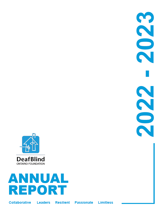 Image of front cover of DBOF Annual Report 2022-23 (text only)