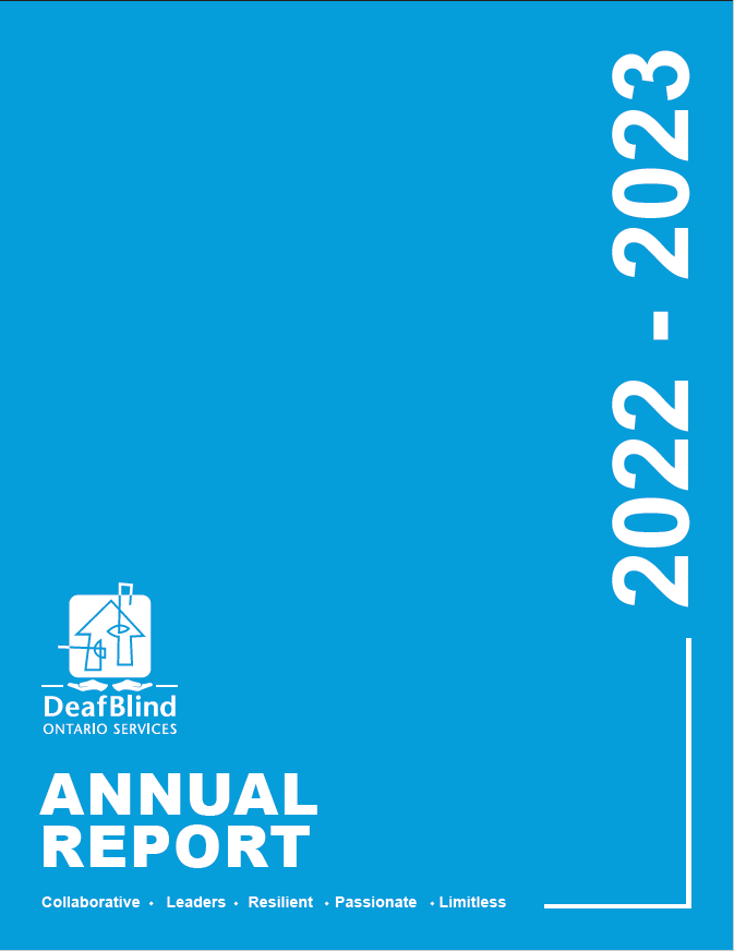 Image of front cover of DBOS Annual Report 2022-23